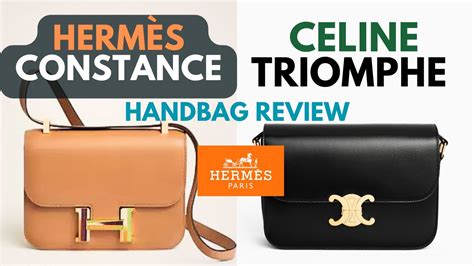 hermes constance vs celine triomphe|hermes constance for sale.